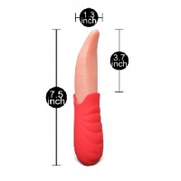 Vibrating Tongue, 10 Function, Silicone